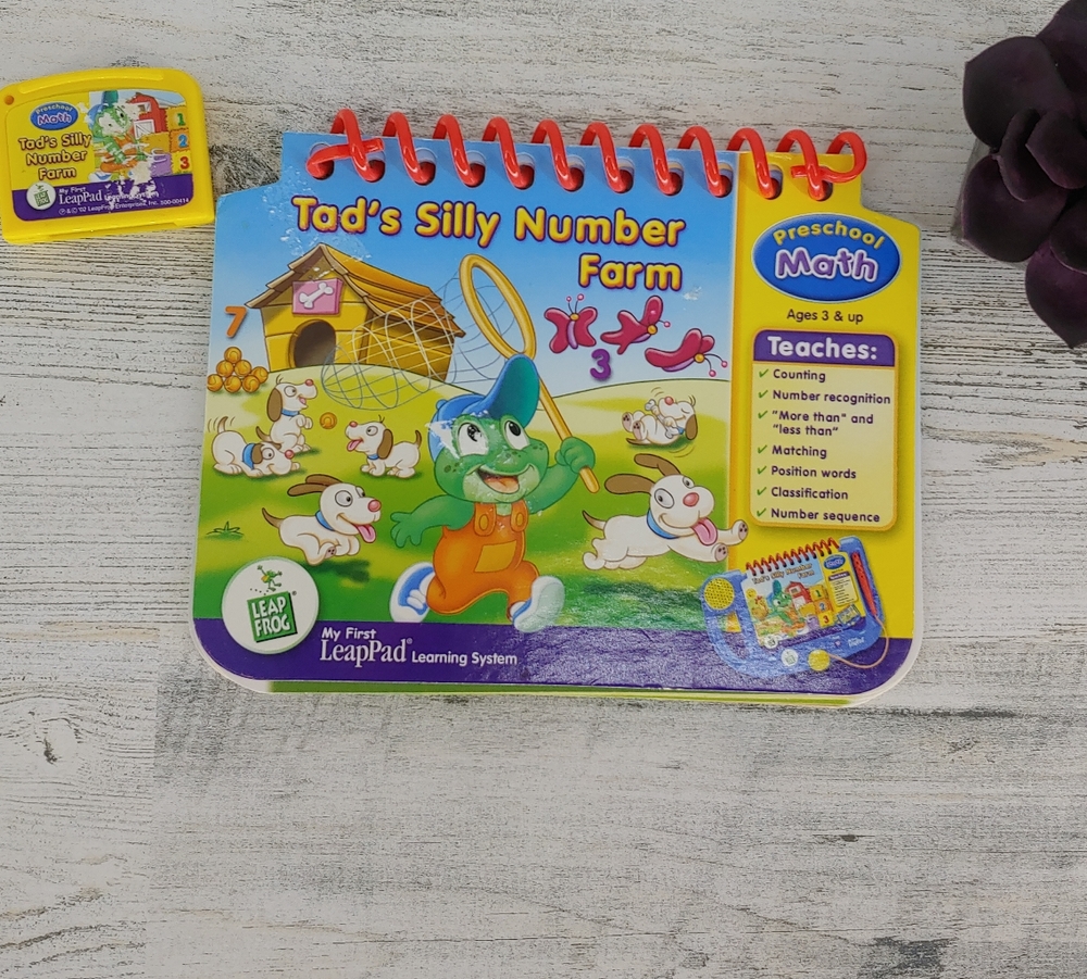 Leap Frog Tads Silly Number Farm Preschool Leapad
